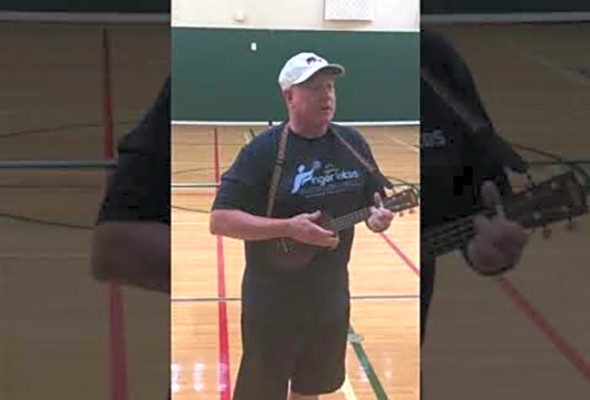 The Pickleball Song - live - Jim Lawrence (video by Penny Scott)