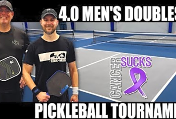 4.0 Men&#039;s Doubles Pickleball Tournament - Cancer Sucks Paddle Battle