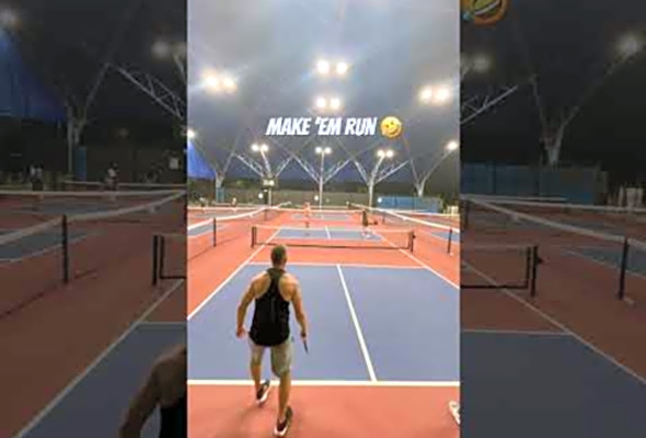 Crazy Pickleball Point #pickleball #workout #fitness #sports #fail #ppa