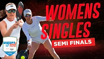 Kaitlyn Christian v Mary Brascia at the Daytona Beach Open