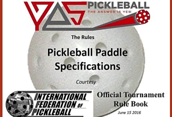 Official Pickleball Rules for Pickleball Paddles