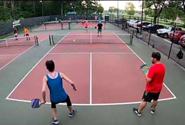 MXD Pickleball League - Terry/Tiffany vs Jim/Roxane