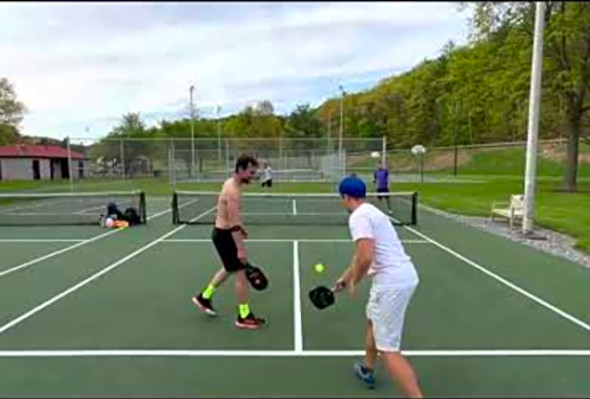 Can you believe who Won this PickleBall game? The Beard? #pickleball #fyp