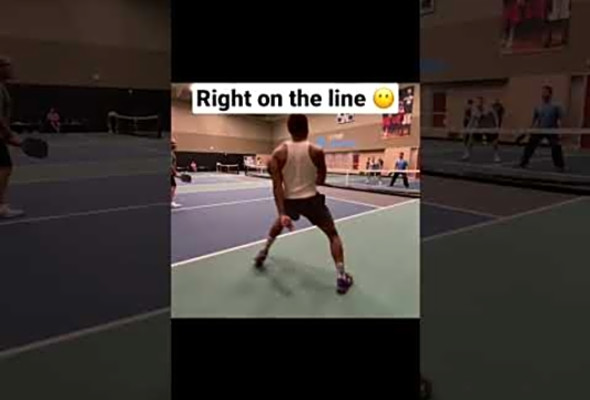Was this shot LUCK or SKILL ? #pickleball #shorts