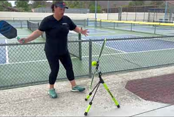 How To Hit Pickleball Topspin Drives (On The TopspinPro)