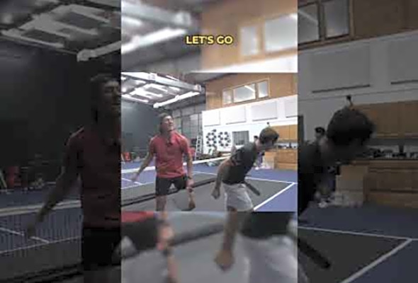 Never thought alternating shots would be so difficult #pickleball
