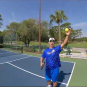 How to serve a super fast top spin serve in Pickleball