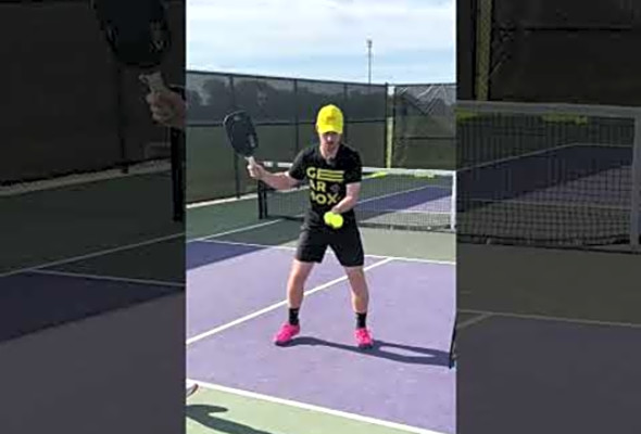 Serving for beginners is hard. Check these three coaching tips. #pickleballers #pickleball