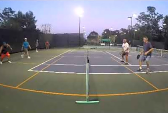 The one/two punch in slow motion.....and the pickleball moonwalk. (In super sexy slow motion video!