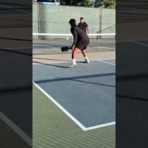 Cross-Court Skinny Singles! Fun way to Drill! #pickleball #shorts #pickl...