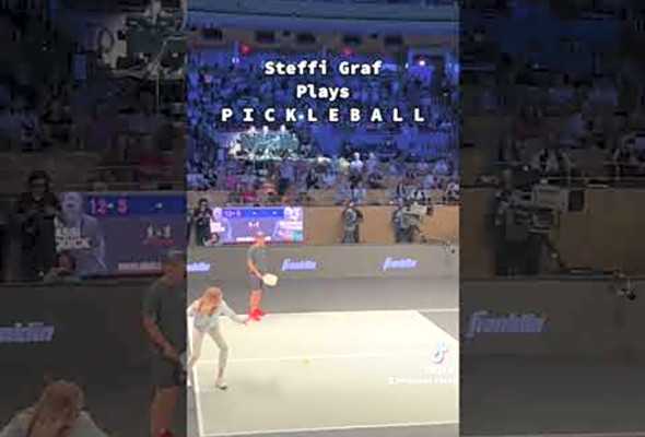 22 Time Grand Slam Winner plays Pickleball