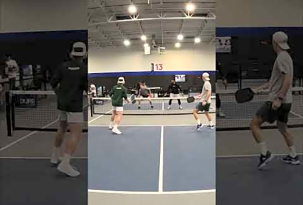 Unbelievable Pickleball Winning Shot with LUXE Paddle! #pickleball