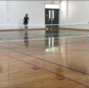 Doubles Pickle ball at the Kernersville YMCA