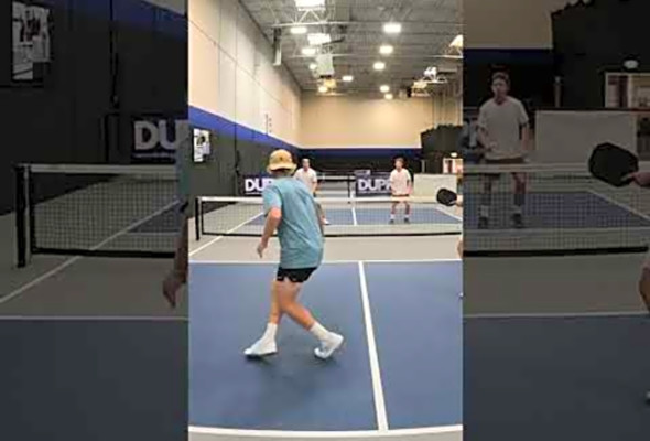 Unbelievable Aggressive Pickleball Play - Can You Handle It?