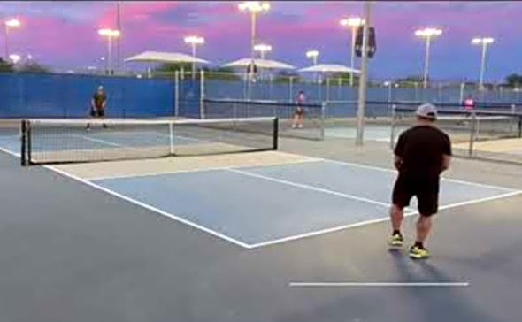 Tennis-Style Pickleball made for Tennis Players at Gilbert Regional Park (GRP), AZ