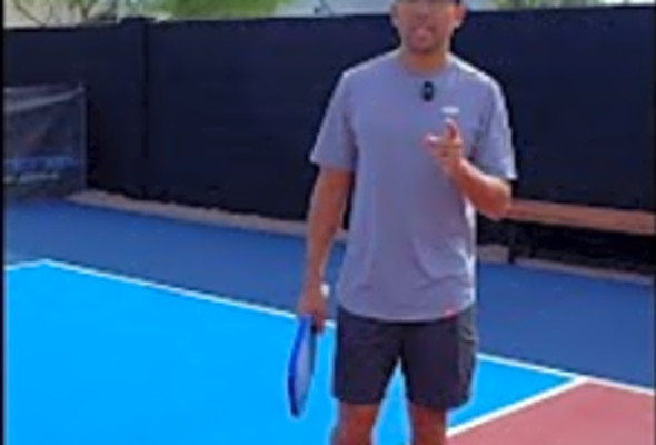 Clean crosscourt dinks start with footwork. AttackMasterclass.com
