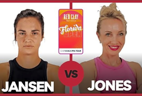 Jansen v Jones at Florida Open - March 2023