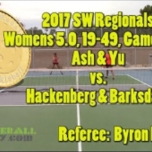 2017 Southwest Regionals Ash &amp; Yu vs Hackenberg &amp; Barksdale Game 3 of 3