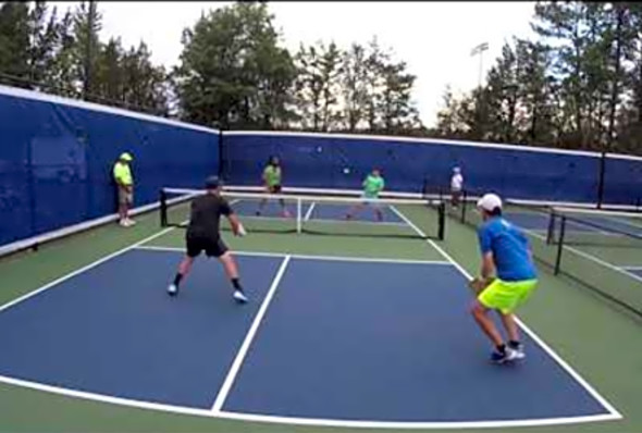 EPIC KNIFE FIGHT ON THE COURT! 2020 pickleball highlight of the year. It gets no better than this