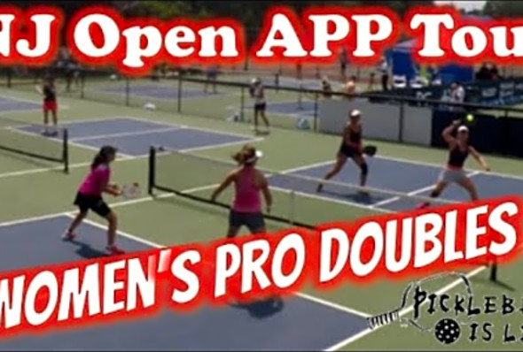 HIGHLIGHTS Roseann Heim &amp; Jennifer Wang v. Teresa Tarn &amp; Erica Gonzalez - NJ Open Women&#039;s Senior Pro