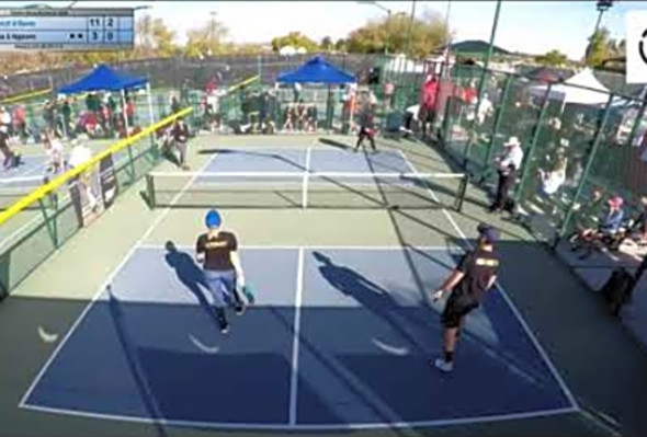 2020 Tommy Wong Pickleball 4.5 Mixed - A. McDermott &amp; E. Rosner v C. Doolittle and R. Hagmann