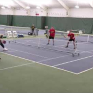 Pickleball 3.5 Men&#039;s Gold Medal Match at Monster Mash Tournament in Fort...