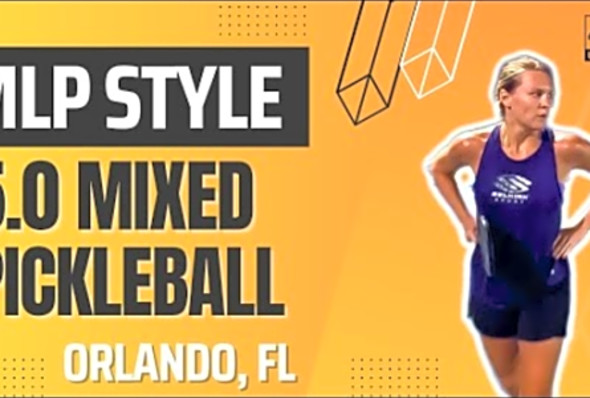 MLP Style 5.0 Mixed Doubles Pickleball at Local Orlando Tournament