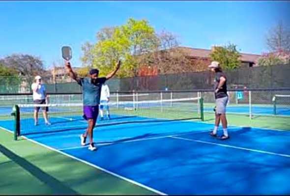 SHAKE &#039;N BAKE! 5.0 Pickleball HIGHLIGHTS sun protection sneaky Ben Johns play