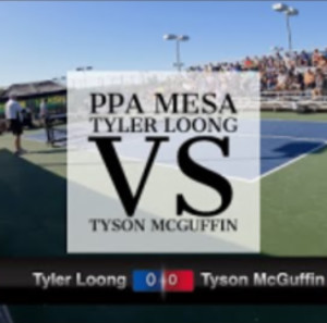 PPA Mesa Grand Slam 55k Mens Pro Singles Main Draw