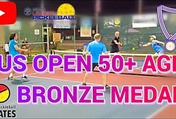 Pickleball US Open 2022 Men&#039;s Doubles 50 Age Bronze match
