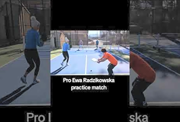 Actual pro Ewa Radzikowska practice match point #pickleball #pickle #pickleballhighlights #druh 5.2