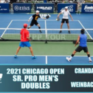 APP Chicago Pickleball Open Sr. Pro Men&#039;s Doubles: Crandall/Moore vs Wei...