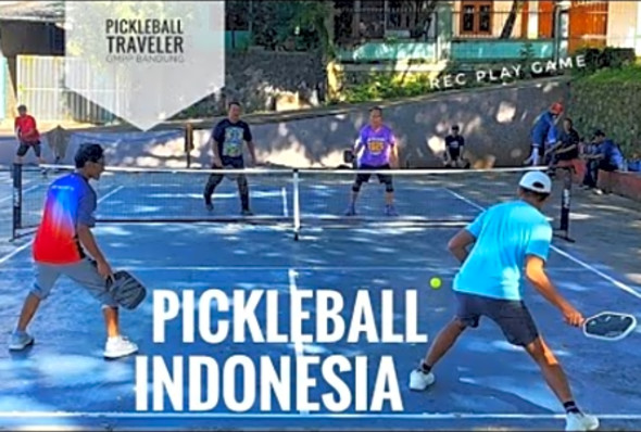 THE HARD MATCH PICKLEBALL - Rec Play Ery-Rudini v Ariyo-HermanH #pickleballindonesia