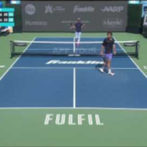 APP Sacramento Open I Men&#039;s Pro Singles I Match Point I Foster VS. Howells