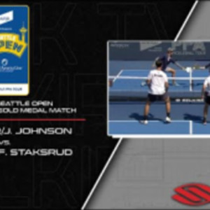 2023 PPA Seattle Open Men&#039;s Doubles Gold Medal - D. Frazier/J. Johnson v...