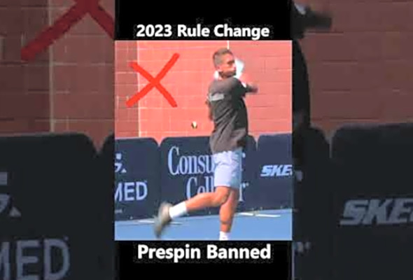 BANNED! Pickleball Spin Serve - (Prespun)-full video https://youtu.be/6Nc-mClzDFI