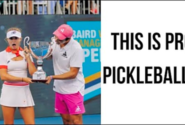 One of the Shortest PRO Pickleball Matches ever (Ben Johns/Anna Leigh Waters vs Yeh/Devidze)