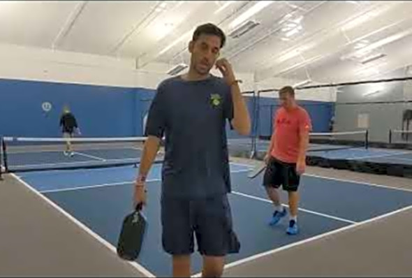 SWITCH-HANDER VS TABLE TENNIS CHAMP! 4.5 Pickleball Game at The HOP in Leland, NC