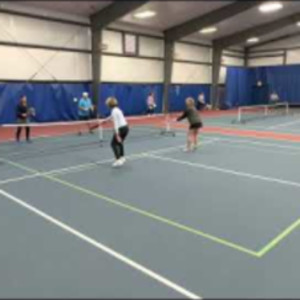 Pickleball Part 2 of 2 match play with coaching from teaching pro Lisa F...