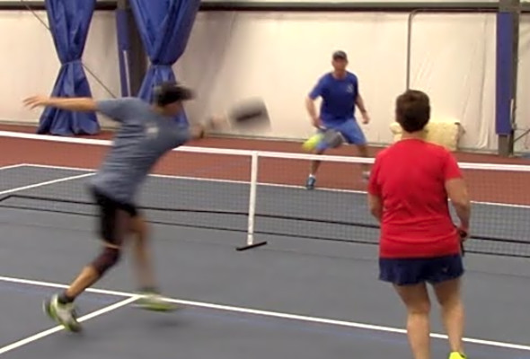 STL Advanced Pickleball-Bobby Thompson/Mark Howard v Camille Hughes/Rich Geenen