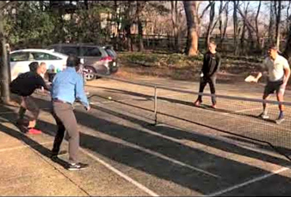 Pickleball with Johns Brothers