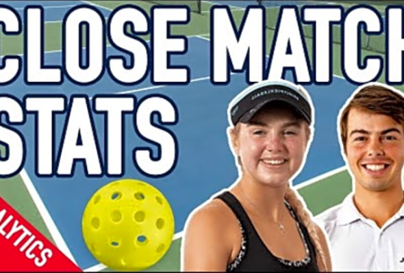 CLOSE Match Stats - Ben Johns / Anna Leigh Waters (ALW) VS JW Johnson / Jorja Johnson