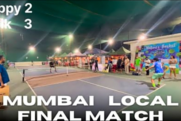 Best 4.0 Advance pickleball single match #Mumbai #maniacAvinash vs Kaif