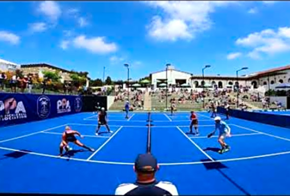 2021 PPA Orange County Cup Mixed Pro Kyle Yates Anna Leigh Waters Pat Smith Lauren Stratman 4K