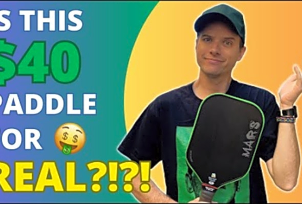 Monster Planet&#039;s Mars Pickleball Paddle Review: Is this $40 Paddle For Real?!?!