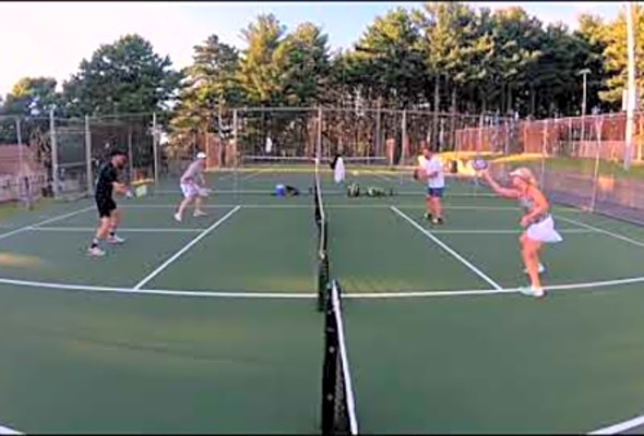 The low angle sun in your eyes when you play pickleball isn&#039;t very fun