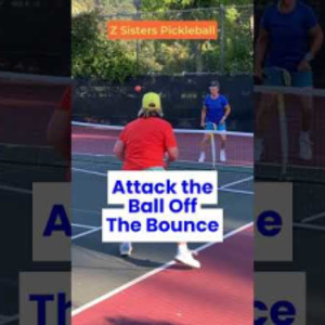 Offense! Attack the Pickleball When it Bounces High in the Kitchen!