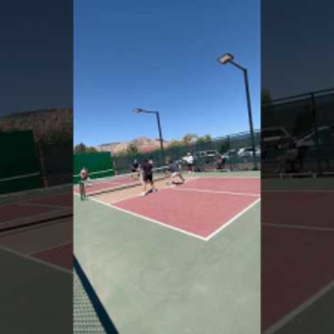 Red Rocks &amp; Red Courts #pickleball #sedona #college