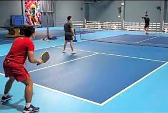Pickleball New Courts game play - Hua Hin, Thailand
