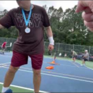 Wake Forest Pickleball Tournament. 3.5 mens doubles. Gold and Silver Mat...